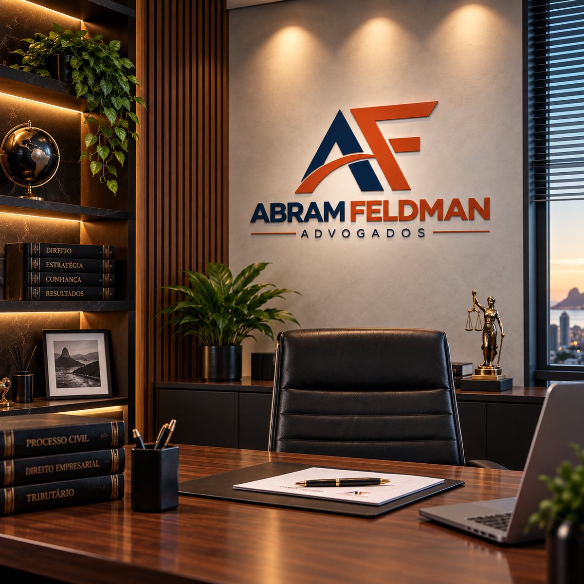 Sala de reuniões do escritório Abram Feldman Advogados