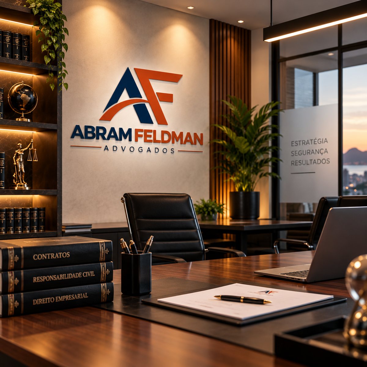 Sala de reuniões do escritório Abram Feldman Advogados